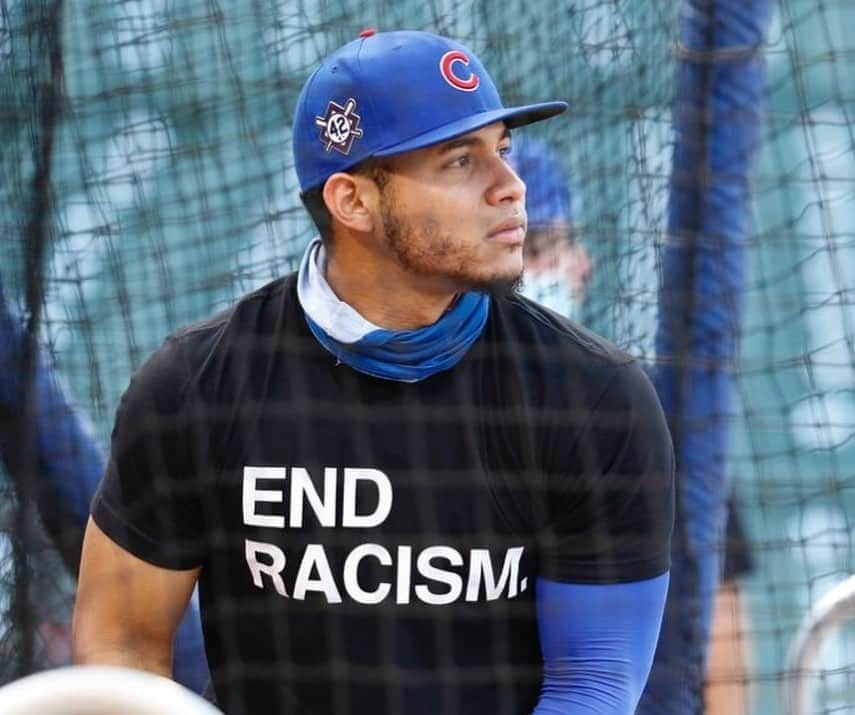 シカゴ・カブスさんのインスタグラム写真 - (シカゴ・カブスInstagram)「As the final homestand of the regular season begins, Cubs front office associates join in solidarity to call for change and raise their voices in the fight against racism and social injustice. Joined by @jahmal_cole from @myblockmyhoodmycity, today’s Associate Rally for Change sets in motion activities the Cubs will support around voter registration and education.」9月16日 8時50分 - cubs