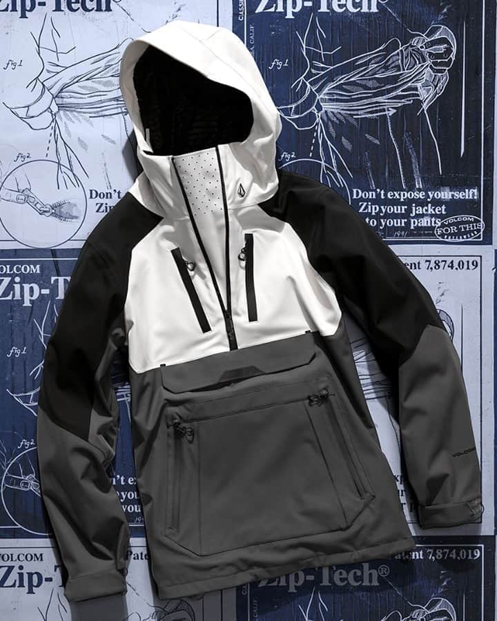 ボルコムのインスタグラム：「🍾 @volcomsnow outerwear just popped off online and at your local snowboard outdoor retailer 📲  vol.cm/snow」