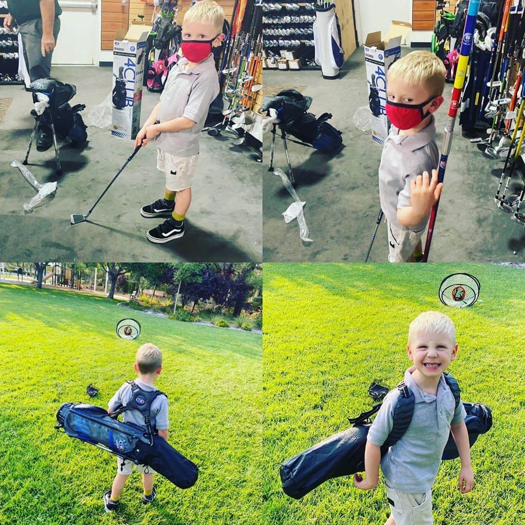 ニック・カーターさんのインスタグラム写真 - (ニック・カーターInstagram)「Got him his first set of clubs. ☺️😭🏌️⛳️  #golfkids #childrensactivities #childrenssports #golfdad #fatherhood #parenthood #memories #fatherandson」9月16日 9時17分 - nickcarter