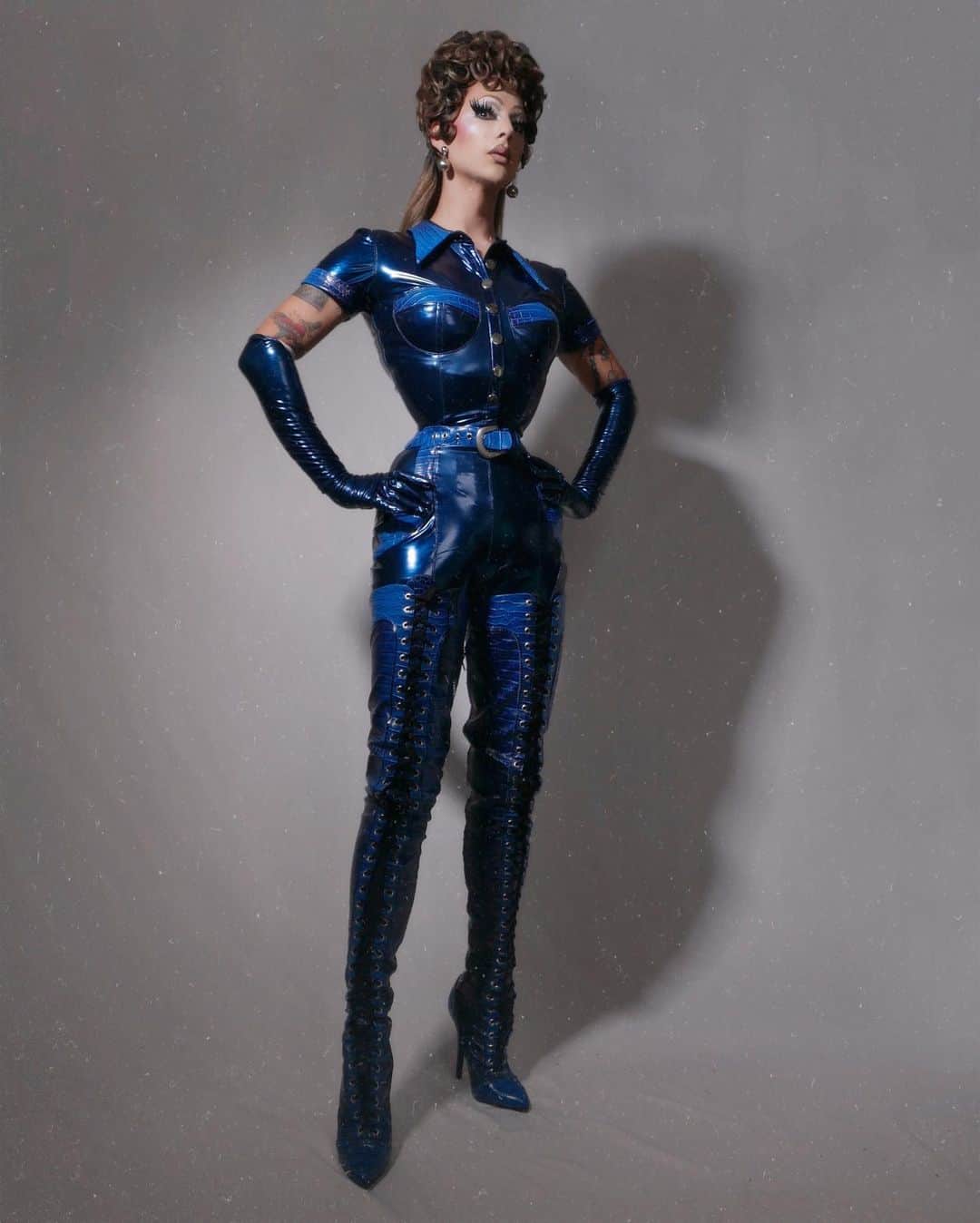 ヴァイオレット・チャチキのインスタグラム：「Violet Chachki shot by Violet Chachki for Violet Chachki styled by Violet Chachki hair and makeup by Violet Chachki」