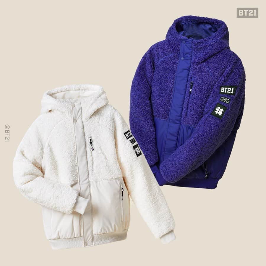 BT21 Stars of tomorrow, UNIVERSTAR!さんのインスタグラム写真 - (BT21 Stars of tomorrow, UNIVERSTAR!Instagram)「Jump ahead of the season. 🍂 BT21 KOLON FLEECE JUMPER ⠀ Keep your cozy in check with these transeasonal essentials. ⠀ ✔️BT21 peeking behind the hoodie ✔️Padded for extra warmth ✔️Multi zip pockets for your items ⠀ Only TODAY, at LINE FRIENDS COLLECTION 👉Link in bio ⠀ #BT21 #Fleece #Jumper #Hoodie #AutumnFashion #OOTD」9月16日 10時05分 - bt21_official