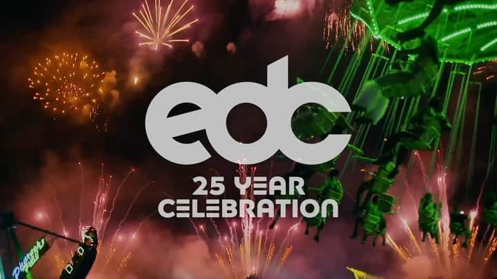 EDC Japanのインスタグラム：「It’s been an incredible 25 year journey with so many of YOU beautiful people from around the Globe.🌏❤️   NOW it’s time to celebrate as we come full circle for our return to Europe! ✨   Sign up at insom.co/europe to be the first to find out about our VERY special location... 🤗🌼  #EDCEUROPE #25YEARCELEBRATION」