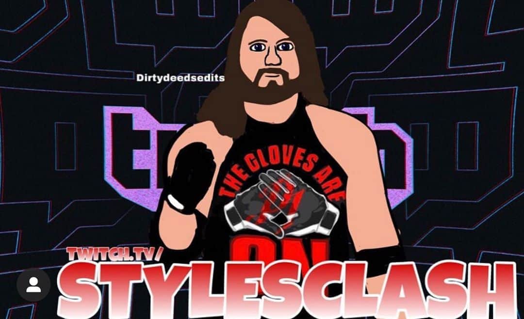 アレン・ジョーンズのインスタグラム：「Live now on twitch.tv/Stylesclash」
