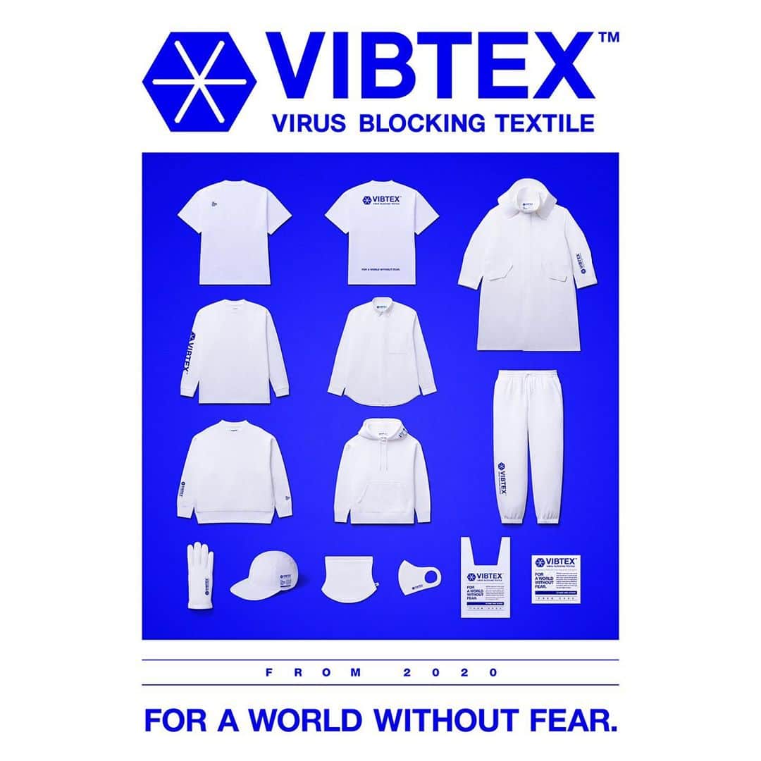 chelmicoさんのインスタグラム写真 - (chelmicoInstagram)「日本初の抗ウイルス・トータルウェアブランド「VIBTEX」とコラボ決定💙 今後の展開もお楽しみに！ #vibtex #foraworldwithoutfear #抗ウイルス素材 @vibtex_official」9月16日 12時00分 - chelmico