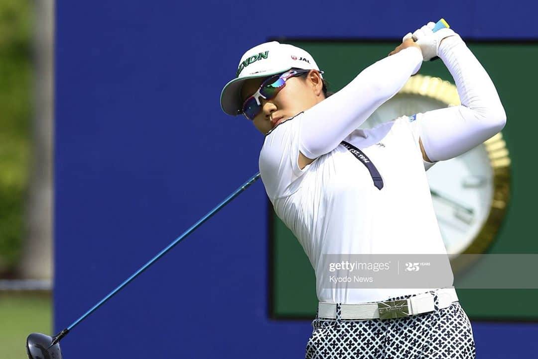 のインスタグラム：「@anainspiration 応援ありがとうございました！ このような状況の中で試合を開催してくださったスポンサー様に感謝です。 もったいないプレーもありましたが、メジャーでの久しぶりのTop10フィニッシュは自信になります。 次の試合も頑張ります！」