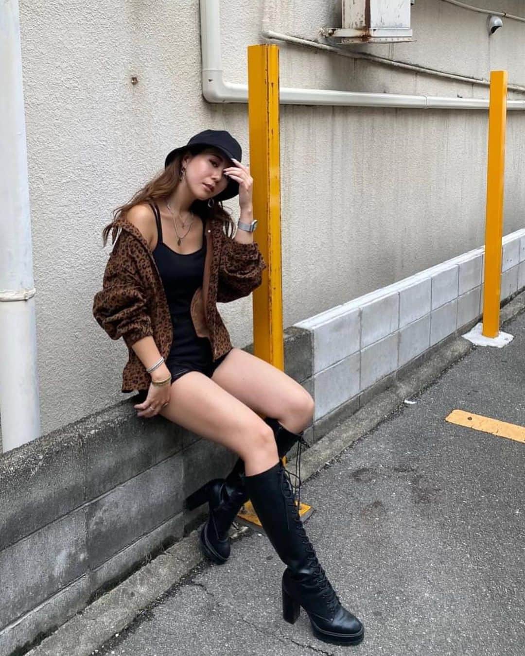 EGOIST STAFFさんのインスタグラム写真 - (EGOIST STAFFInstagram)「#egoistsnap @maya_oshikawa 160cm TENNOJI MIO STAFF  coming soon  L柄オーバーサイズJK ¥10,980+tax DストリングVビスチェ ¥3,980+tax 裾カットオフデニムSPT ¥6,980+tax SレースUPロングブーツ ¥15,980+tax  #egoist#fashion#tennouji#staff#snap#天王寺MIO#エゴスナップ#コーディネート#マストバイ#エゴ#エゴイスト#カラー#コーデ#ファッション#トレンド#ヒョウ柄#レオパード#ジャケットコーデ」9月16日 12時45分 - egoist_snap