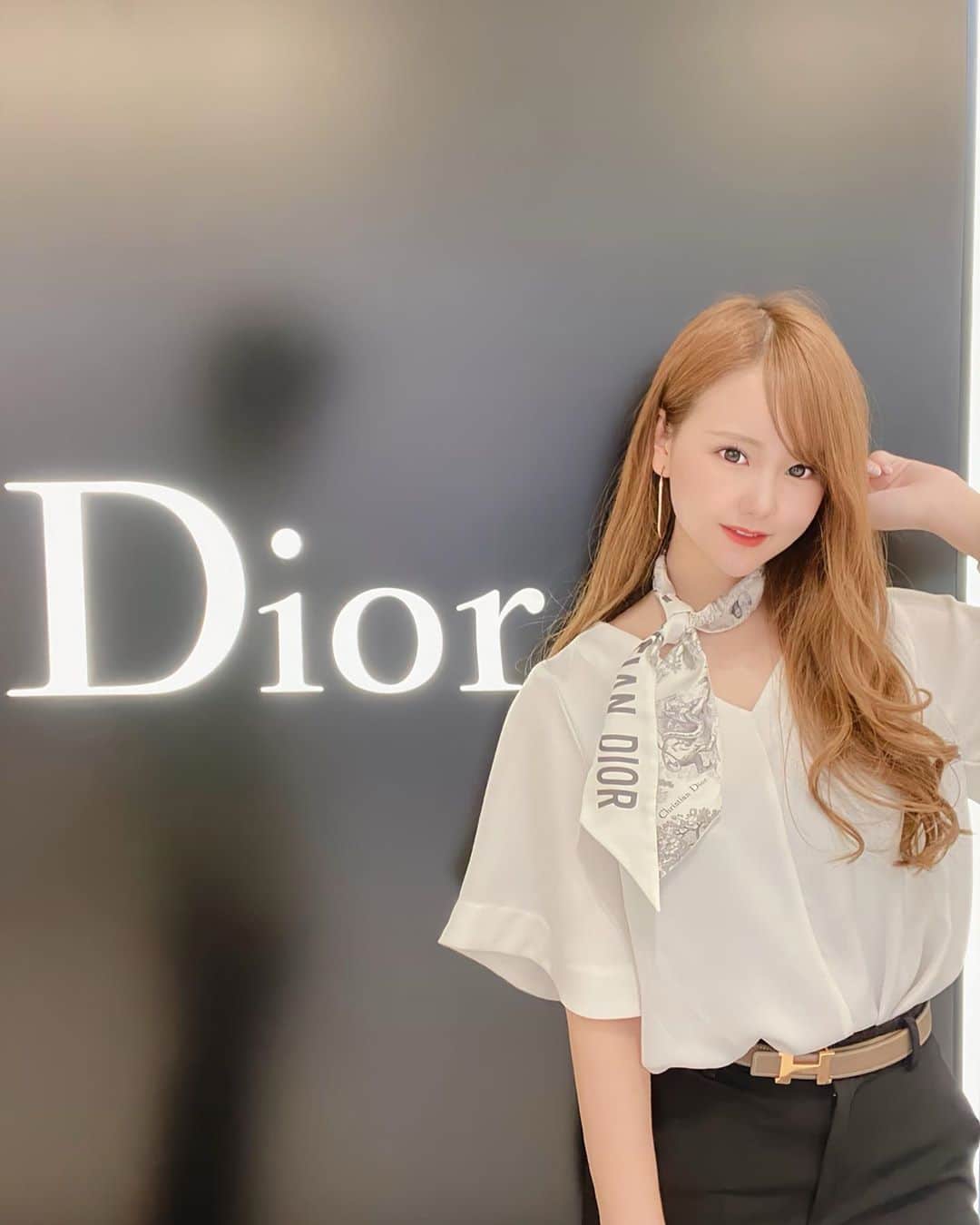 Christian Dior ディオール ゴールド ミッツァラッピー スカーフ