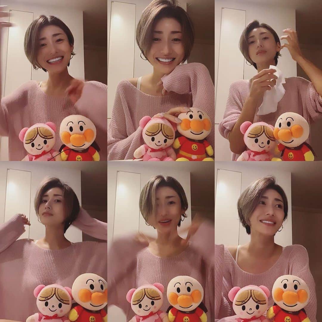 &mのインスタグラム：「今日は赤ちゃんマンとアンパンマンだったよ😊 みんなライブ中に限定品完売ありがとうございました✨✨✨ またいろんな企画考えるからお楽しみに❤️」