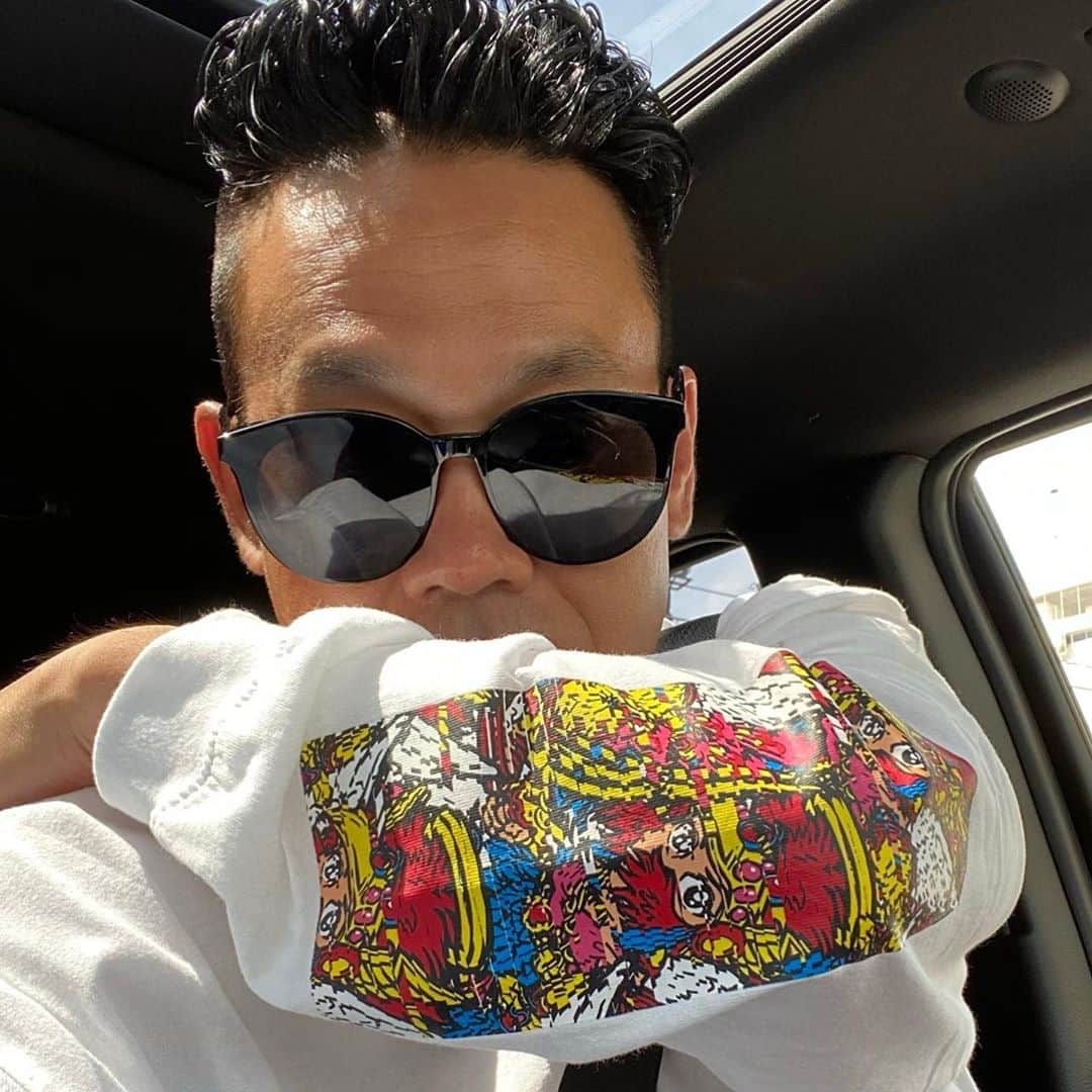 宮川大輔さんのインスタグラム写真 - (宮川大輔Instagram)「#ビックリマン #kosukekawamura #tシャツ #お気に入り」9月16日 23時25分 - miyagawadai