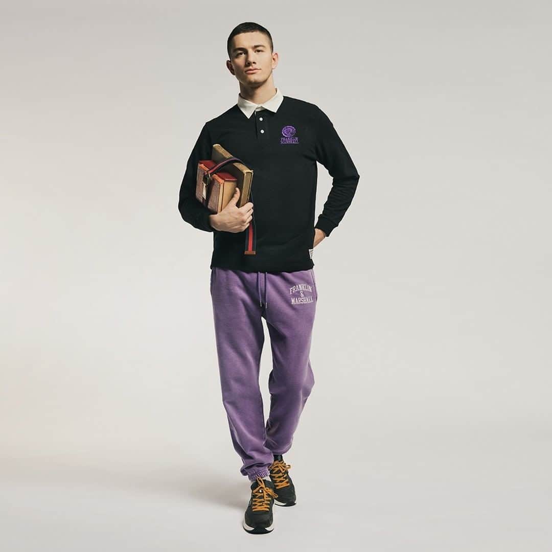 フランクリン&マーシャルのインスタグラム：「FRANKLIN & MARSHALL  FW2020 COLLECTION   Timeless authenticity	  #franklinandmarshall #newcollection #fw20 #polo #trousers」