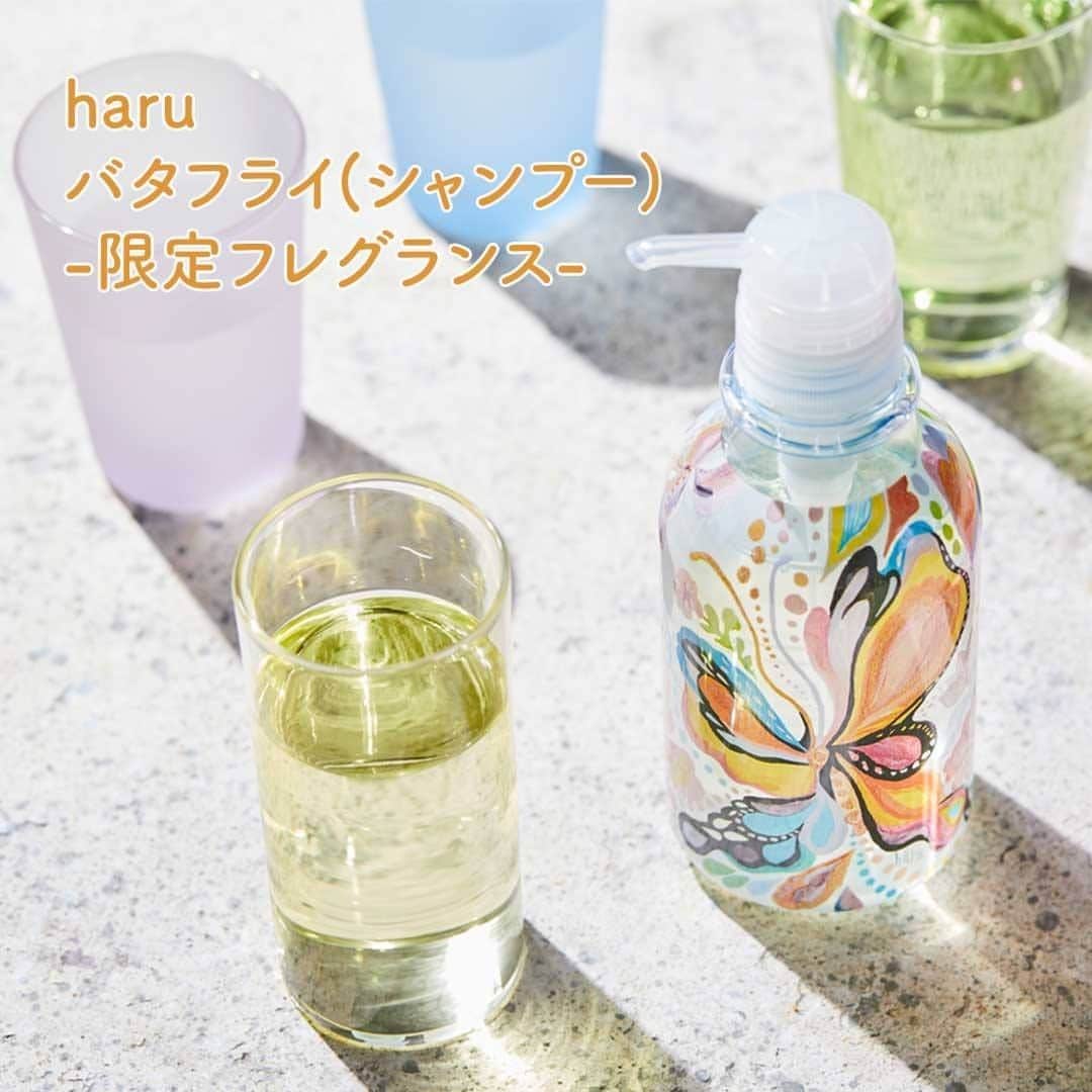 のインスタグラム：「新登場！限定シャンプー「バタフライ」。 . 2020年限定のフレグランスシャンプーがharuオンラインショップに新発売しました！ . 爽やかなグリーンフローラルの香りで 通常のkurokamiスカルプよりもさっぱりとした仕上がりです。 . ボトルもお洒落なので、バスルームもより一層引き立ちますね♪ . Product:haru シャンプー「バタフライ」 _ #haru_kurokamiスカルプバタフライ _ #髪にハル #天然 #心にゆとりを #働く女性 #ミニマリスト #定期 #日々の暮らし #丁寧な暮らし #シンプルな暮らし #オールインワン #オールインワンシャンプー #期間限定 #新発売 #美容 #ヘアアレンジ #限定 #バタフライ #バタフライボトル #艶髪 #美髪 #頭皮ケア #ボリューム #くせ毛 #乾燥肌 _ #ココロユルム #ココロハレル #kurokamiスカルプ #haruシャンプー #haruのある生活」