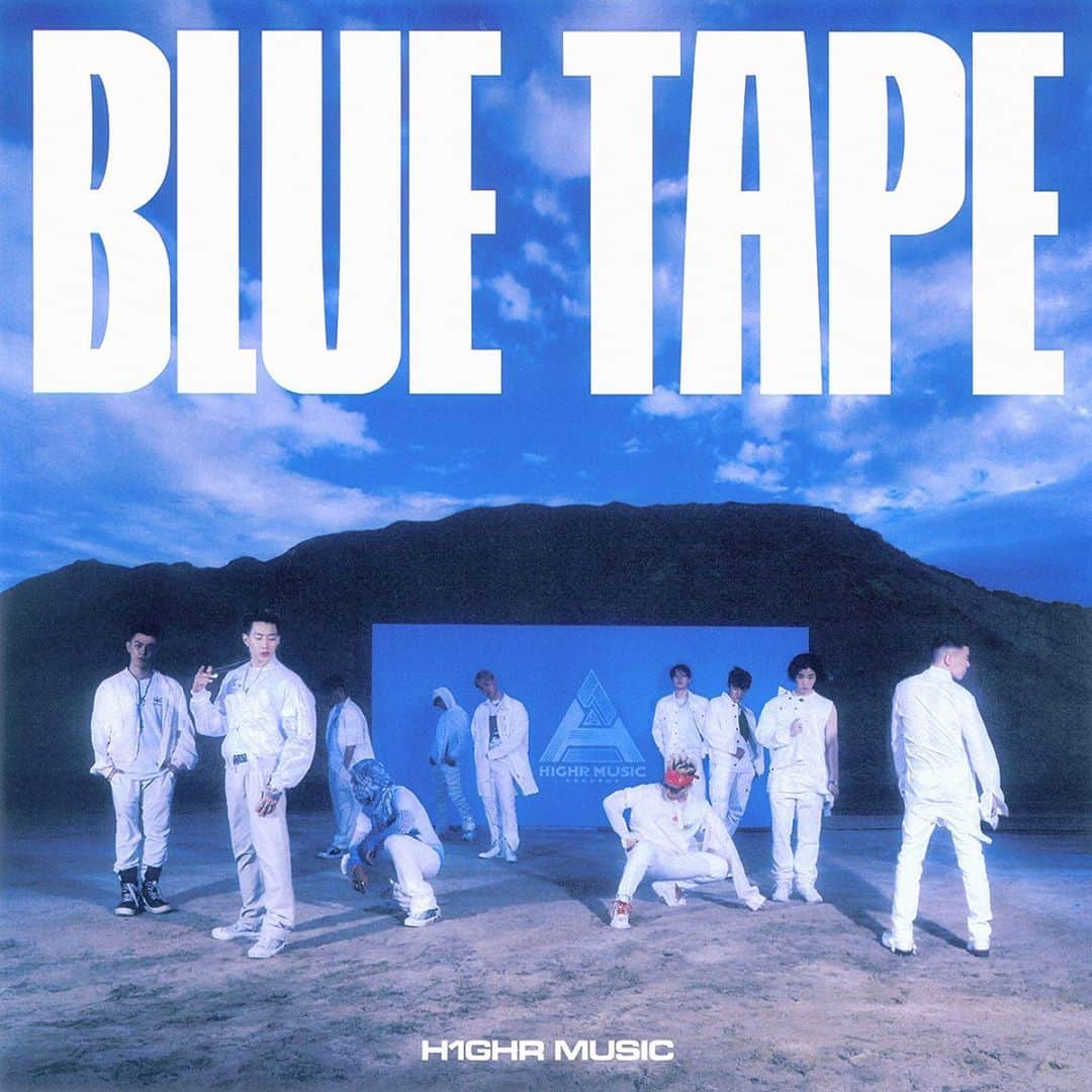 ソン・ファミンのインスタグラム：「[H1GHR : BLUE TAPE] is OUT NOW 💎 01. Champagne Diet Prod.GroovyRoom」