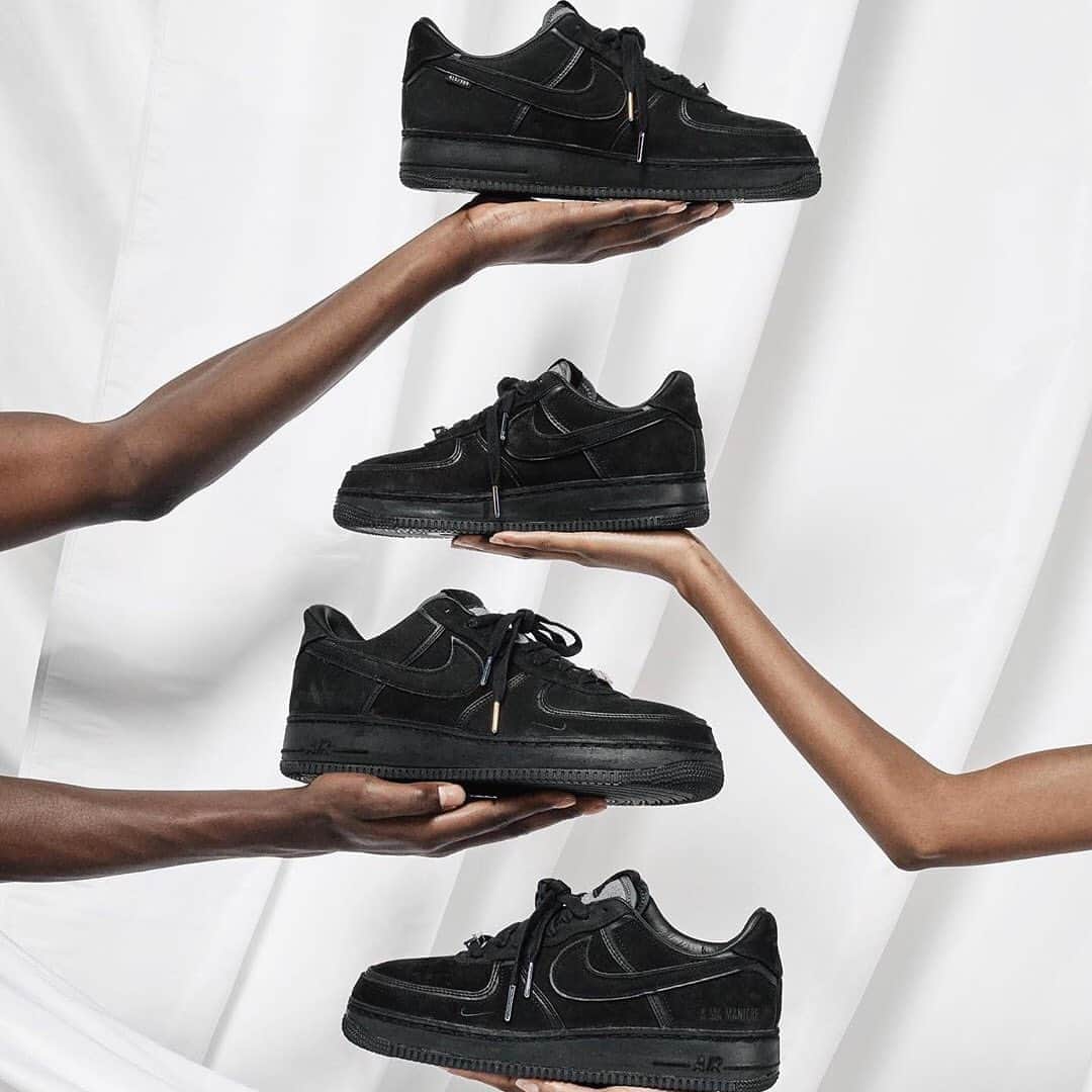 HYPEBEASTさんのインスタグラム写真 - (HYPEBEASTInstagram)「@hypebeastkicks: @maniere_usa is back with a new friends and family edition of its @nike Air Force 1 "Hand Wash Cold.” The shoe retains the double layered, thickly-trimmed mudguards, Swooshes and heel pieces of its aforementioned 2019 predecessors, but diverges in both material and color with a black suede makeup. Numbered from 1-989, those who aren’t in the store’s inner circle will have the chance to win a pair by proving that they and their friends are registered to vote. Click the link in our bio for more details.⁠⠀ Photo: A Ma Maniére」9月16日 18時31分 - hypebeast