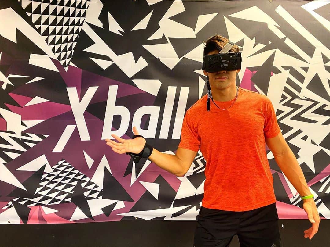のインスタグラム：「先日HADO Xballに挑戦✨ テクノロジーを駆使した最先端のスポーツ！最高に楽しませて頂きました😊 #hado #xball #テクノスポーツ」