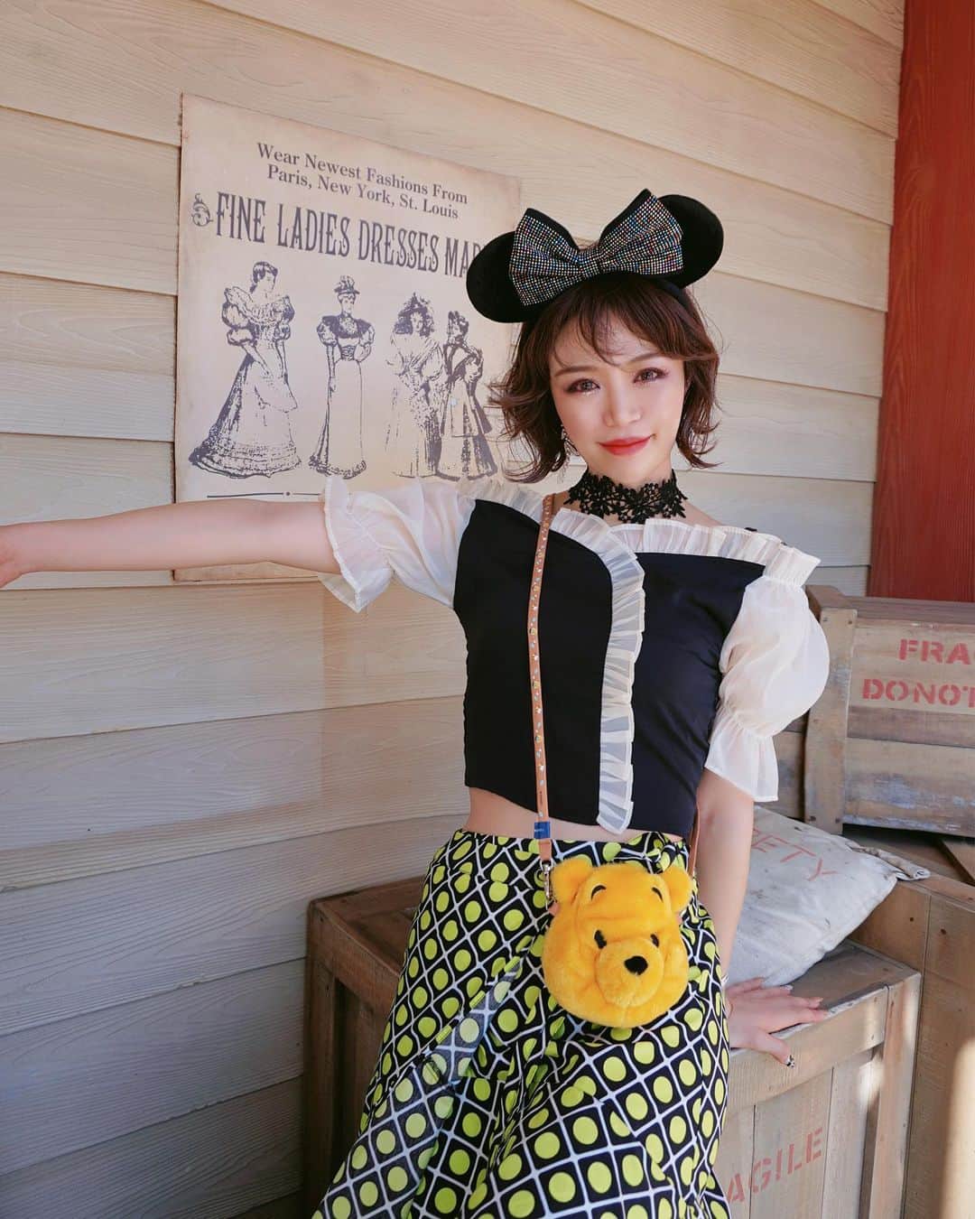 Hanaさんのインスタグラム写真 Hanainstagram ディズニーコーデをいろいろ考えるの楽しい Tops Pinkdonuts Official ファッション通販 ネットショッピング プチプラコーデ プチプラ高見えコーデ プチプラファッション 今日のコーデ