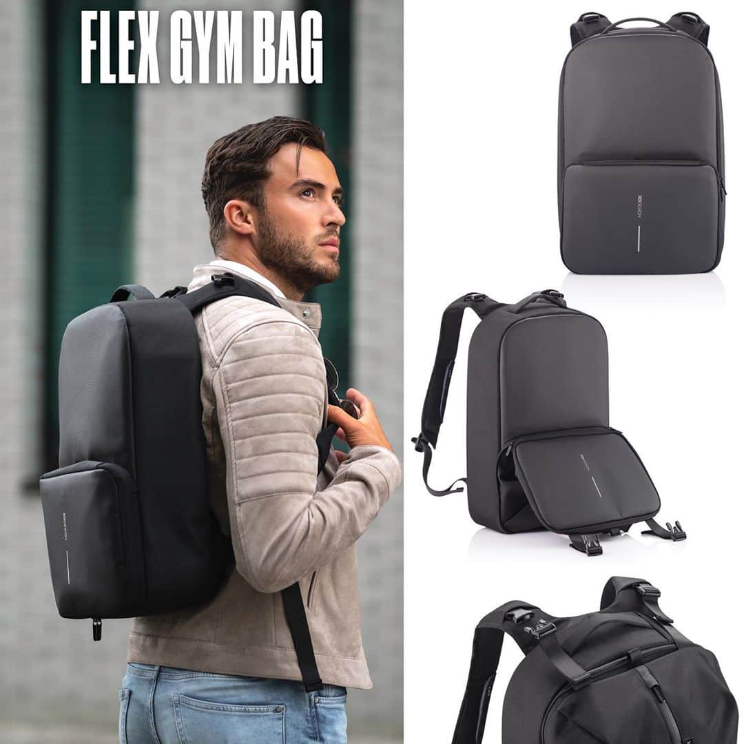 XD Designさんのインスタグラム写真 - (XD DesignInstagram)「Introducing: The FLEX FOLDABLE TROLLEY and FLEX GYM BAG! The revolutionary *NEW* Flex Line is now available on Kickstarter: ⠀⠀⠀⠀⠀⠀⠀⠀⠀⠀⠀⠀ Flex Gym Bag - Easily switch from Business backpack to Gym Bag - Anti Theft design with hidden zippers - RFID protected hidden pocket to safely store your cards - Integrated USB charging port in shoulder strap - Inside organizer panel - Anti sweat and air permeability - Luggage strap and sunglasses holder - Water repellent material   Flex Foldable Trolley: - Easily switch from business suitcase to carry-on trolley - Foldable design: save or expand with 50% - Anti Theft design with no front access + YKK anti-theft zipper - Water repellent material - RFID protected hidden pocket - Integrated TSA lock - Integrated USB charging port - Inside organizer panel - Complementary liquid bag   Anti-theft, sustainable and, above all, flexible in shape and utility!  GET YOURS NOW -> LINK IN BIO.  #xddesign #MadeforModernNomads #kickstarter #kickstartercampaign #flexline #flexfoldabletrolley #flexgymbag #businessbackpack #trolley #carryon #gymbag #travellifestyle #photooftheday #modernnomad #gotyourback #usbbag #keepexploring #stayconnected #travelbuddy #travelgear #digitalnomad #global_people #travelsafe #adventure #digitalnomadlife #thetraveltag #rijswijk」9月16日 19時13分 - xddesign