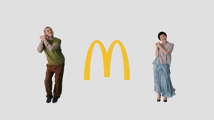 竹内まなぶのインスタグラム：「【🍔🍟McDonald's🍔🍟】 昨日からマクドナルド『ポテナゲ』のCMに大竹しのぶさんと出ています✨✨✨ かわいいCMなので是非観て下さい🧡 #マクドナルド #ポテナゲ」