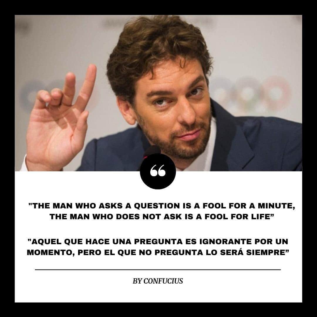 パウ・ガソルのインスタグラム：「✨💭#PausQuotes ✨💭#FrasesDePau」
