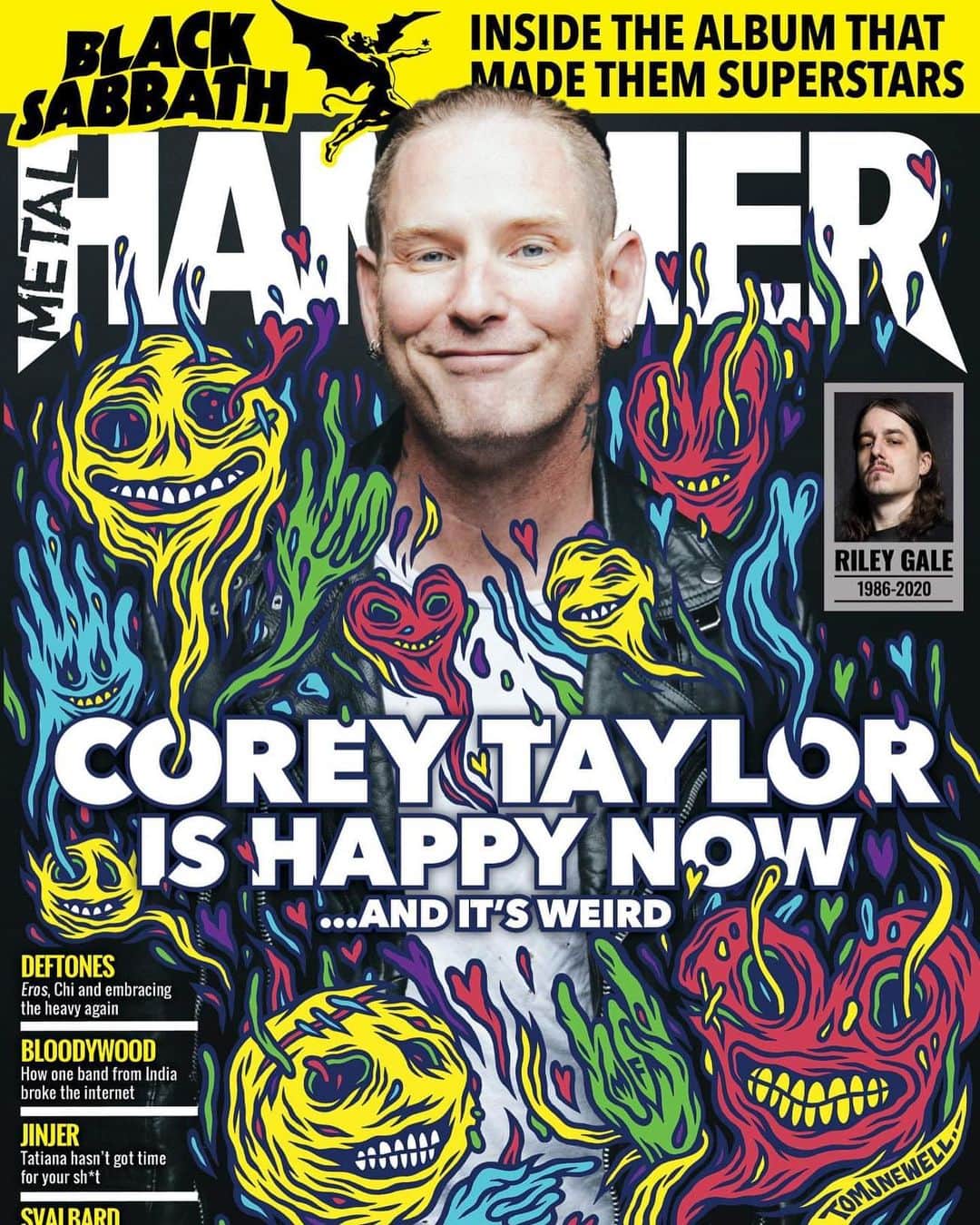 METAL HAMMERさんのインスタグラム写真 - (METAL HAMMERInstagram)「Corey Taylor has some more thoughts...but they’re not what you might think. The new issue of Metal Hammer, on sale tomorrow 🤘」9月16日 20時15分 - metalhammeruk