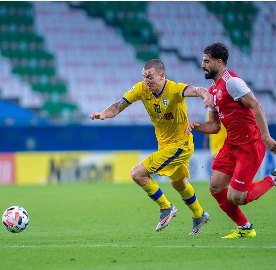 ミッチェル・デュークのインスタグラム：「Proud to of made my Debut for @altaawounfc but unfortunately it wasn’t with a win! We go again in a few days and will put in a better performance 💪🏼 @theafchub」