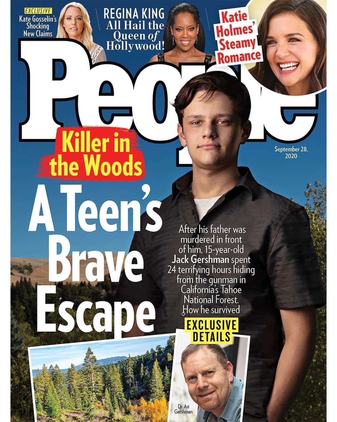 People Magazineさんのインスタグラム写真 - (People MagazineInstagram)「California physician and pharmaceutical executive Ari Gershman and his 15-year-old son Jack were off-roading in Tahoe National Forest when the duo stopped to get their bearings. Ari suggested they ask the driver of a blue ATV that pulled up behind their Jeep "from out of nowhere" for directions, Jack recalls to PEOPLE. They were about to ask the driver for directions when gunshots rang out and hit Ari, who fell out of the Jeep fatally wounded. Jack was able to escape and he took off running into the woods, wearing only shorts and a t-shirt. "I tried to call the police, but I still couldn't get cell reception," he tells PEOPLE in this week's issue. "So the main thing in my head was to just get away from that place, get cell reception and make sure the police find me." Pick up the issue on newsstands Friday, and tap the bio link for more on how Jack survived. 📷: @mahanti.photo」9月16日 21時21分 - people