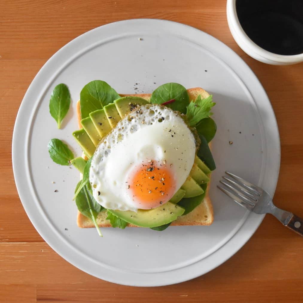 山崎佳のインスタグラム：「Today’s breakfast.」