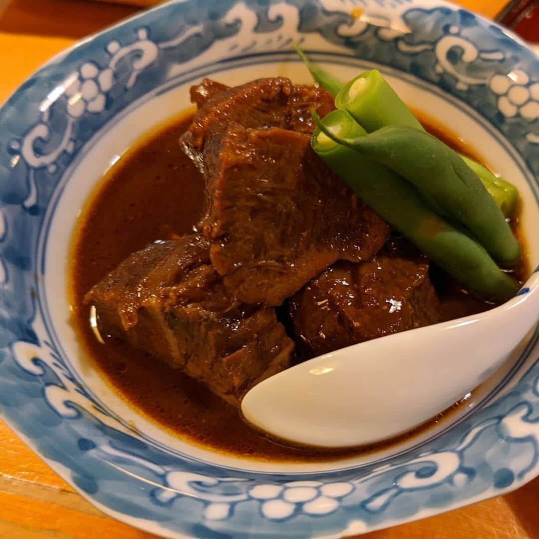 竹下幸之介のインスタグラム：「タンシチューオブザライフ  #侘助 #しぐれ茶屋侘助 #乃木坂 #海原雄山も唸るであろう」