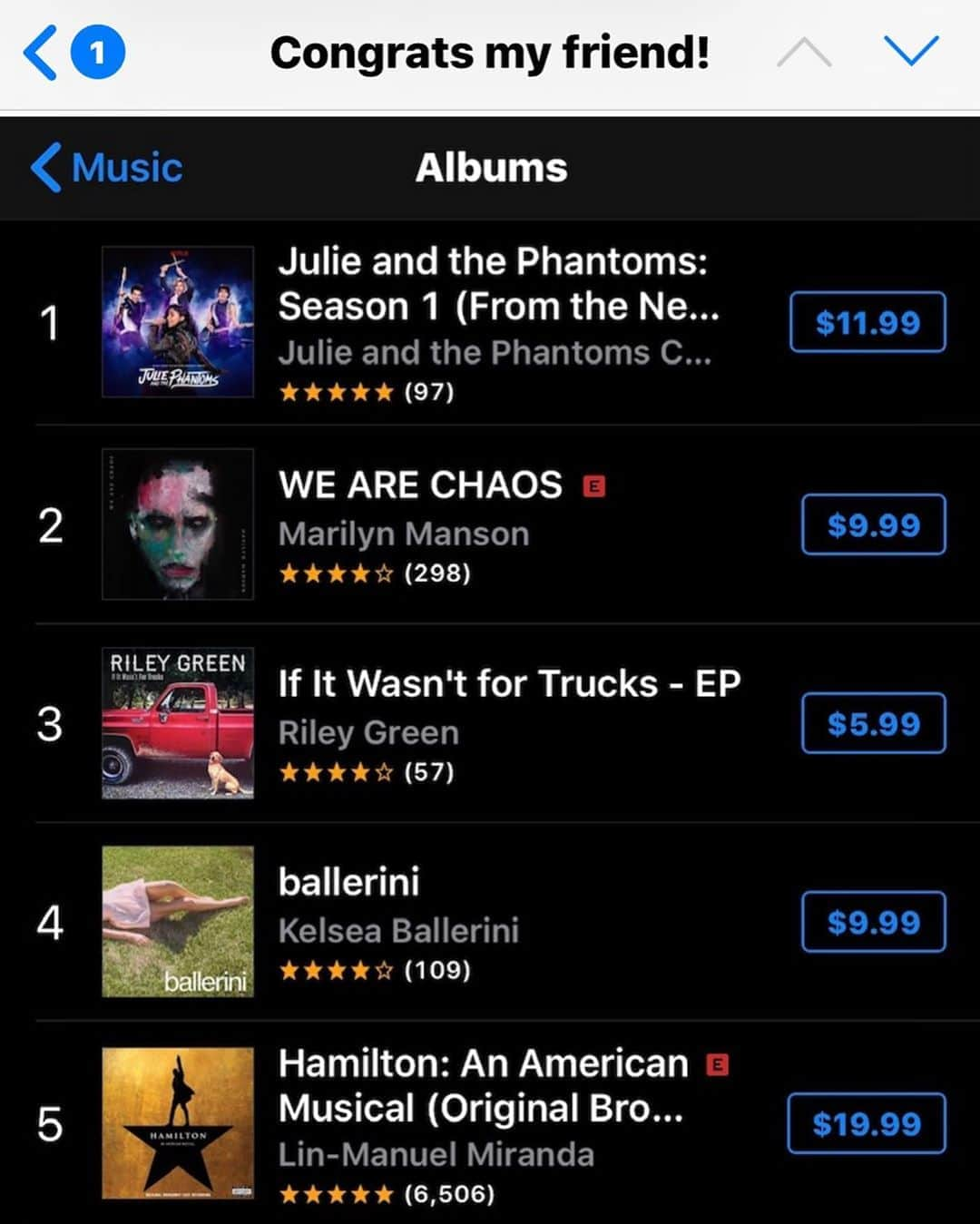 ケニー・オルテガさんのインスタグラム写真 - (ケニー・オルテガInstagram)「Thank you Phans!!! You have made @julieandthephantoms the #1 Album and the #1 Soundtrack on the @itunes Charts! We are indescribably happy! @netflix @netflixfamily @netflixlat #wakeup #jatp ❌👻💥」9月17日 8時27分 - kennyortegablog