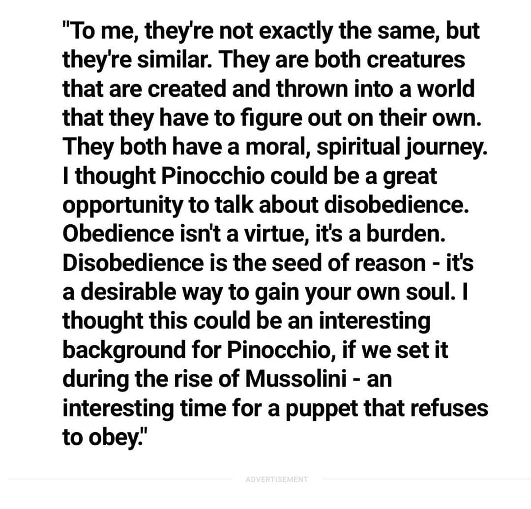 ロン・パールマンさんのインスタグラム写真 - (ロン・パールマンInstagram)「Guillermo DelToro’s vision of Pinocchio in his own words. You’re gonna wanna see this!!!」9月17日 8時49分 - perlmutations