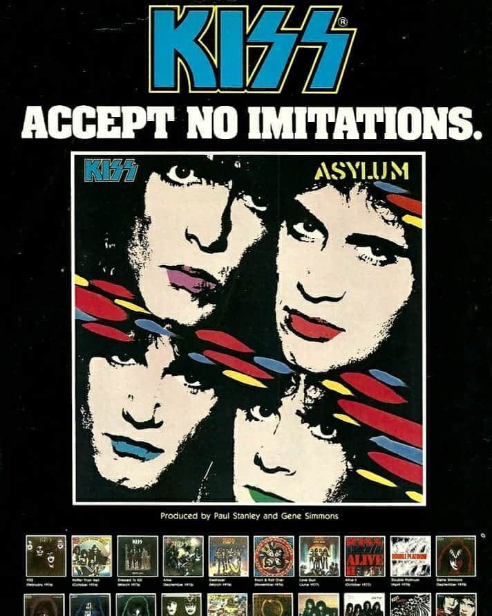 KISSさんのインスタグラム写真 - (KISSInstagram)「#KISSTORY #KISS Asylum album magazine ads.」9月17日 2時01分 - kissonline