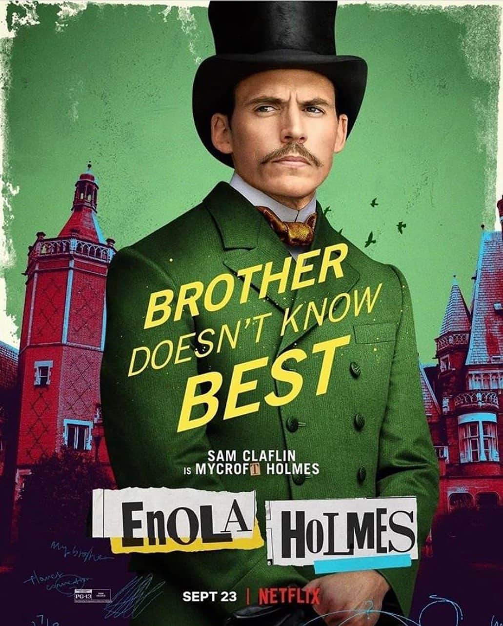 のインスタグラム：「Enola Holmes On Netflix September 23rd」