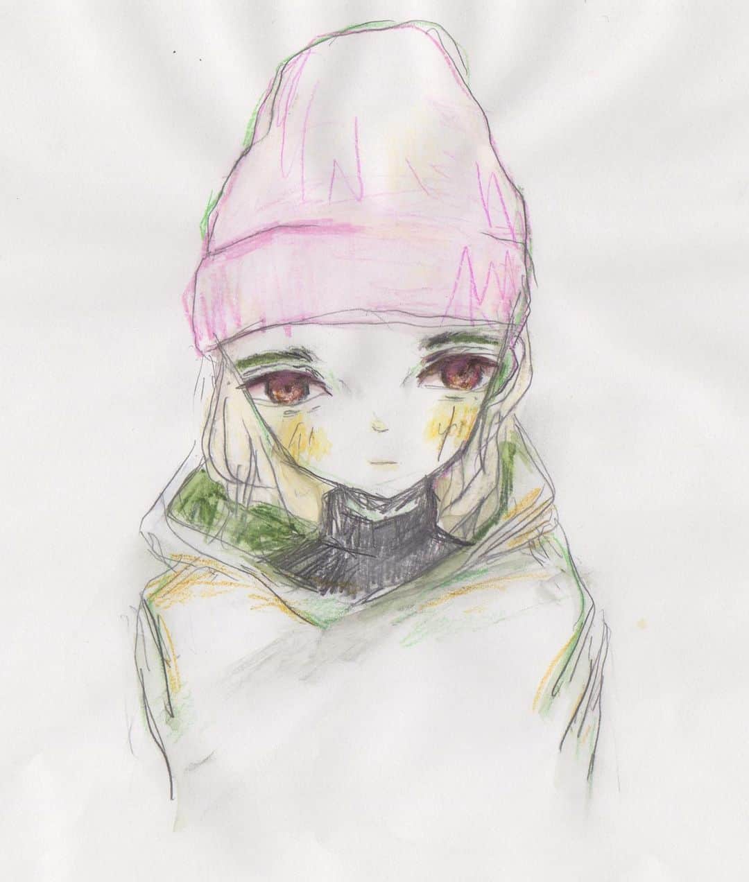 ポーター・ロビンソンのインスタグラム：「in february, i got a twitter follow from this independent artist named @satekorekara. the art and character designs that i saw really really moved and amazed me. i sent a twitter direct message and we ended up working together on the mirror video - these are the lovely work-in-progress designs for the avatar」