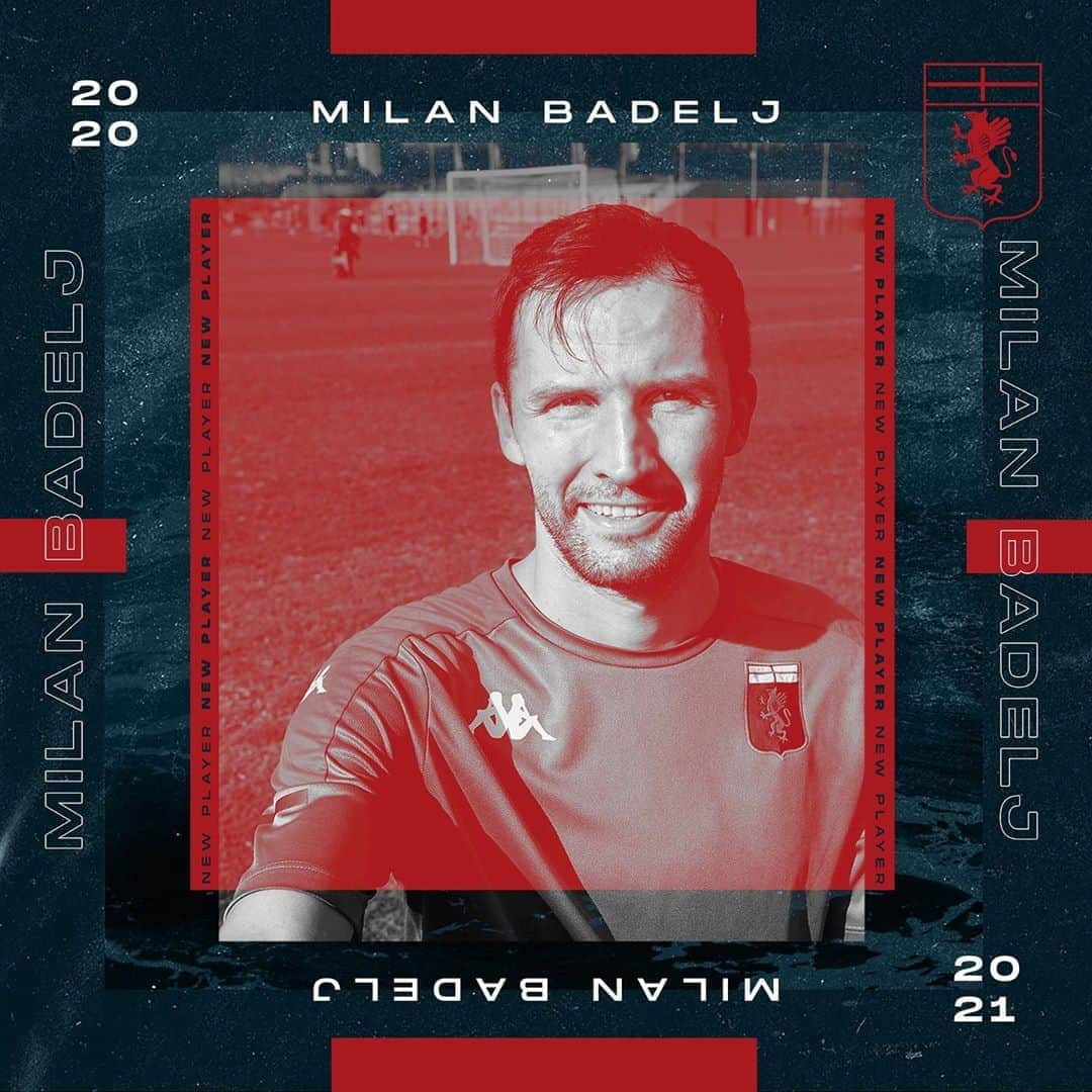 ジェノアCFCさんのインスタグラム写真 - (ジェノアCFCInstagram)「❤️💙 Milan #Badelj」9月17日 3時35分 - genoacfc