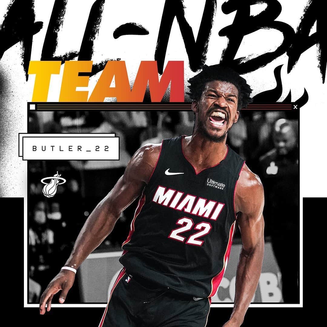 Miami HEATさんのインスタグラム写真 - (Miami HEATInstagram)「BIG FACE COFFEE PRICES GOIN’ UP!⁣ ⁣ Congrats @jimmybutler 👏 All-NBA 3rd Team」9月17日 4時10分 - miamiheat