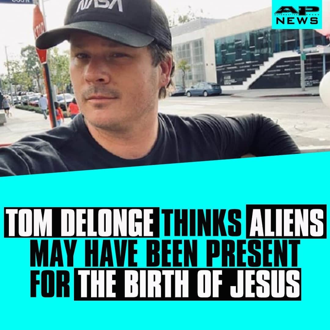 Alternative Pressさんのインスタグラム写真 - (Alternative PressInstagram)「@tomdelonge wants people to “open their minds” as he explains why aliens may have been present for the birth of Jesus⁠ LINK IN BIO⁠ .⁠ .⁠ .⁠ #tomdelonge #tomdelongealiens #aliensbirthofchrist #altpress #alternativepress」9月17日 6時01分 - altpress