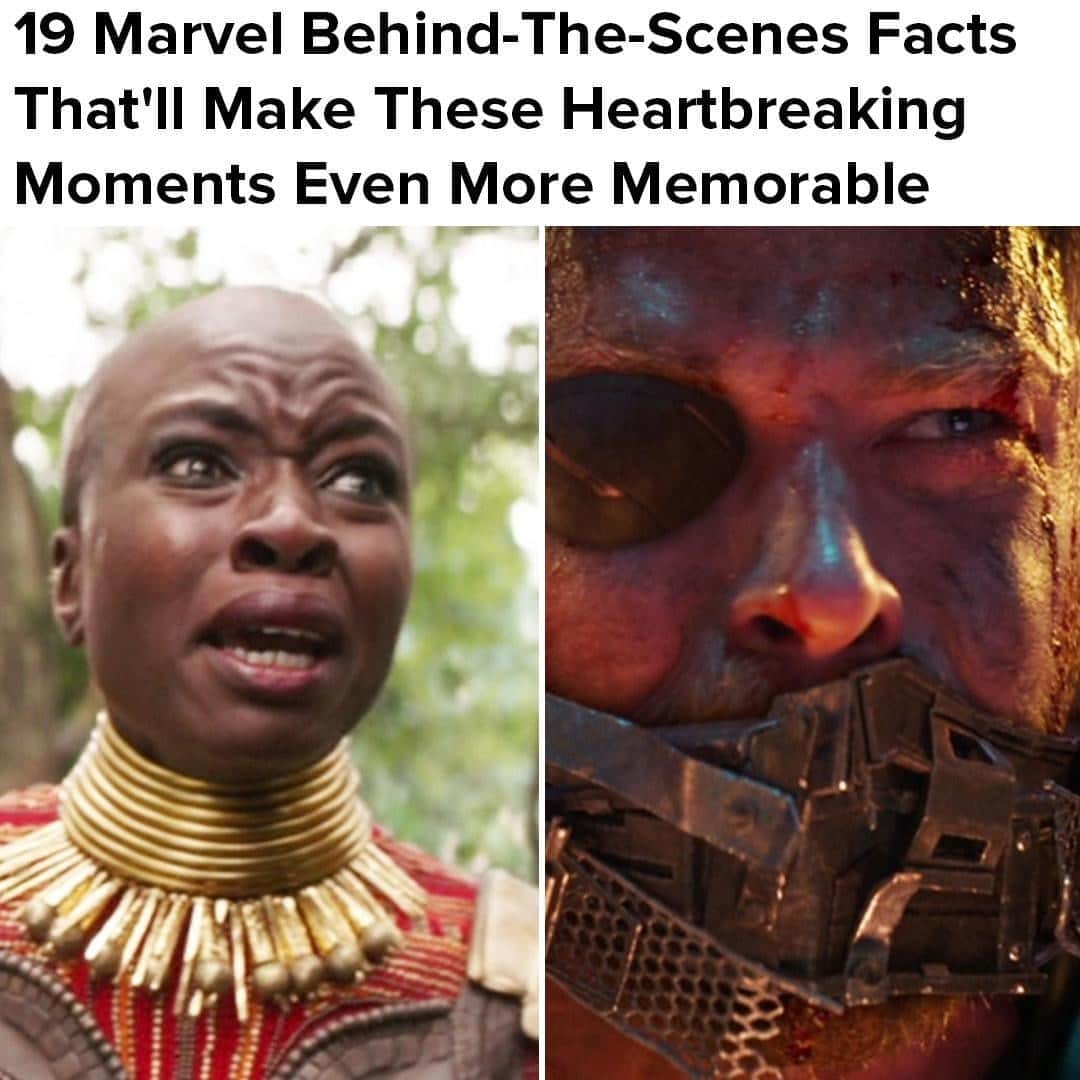 BuzzFeedさんのインスタグラム写真 - (BuzzFeedInstagram)「Who else is waiting for the next MCU movie in theaters? No one? Just me? Ok 😭See all the iconic improvised moments in the link in bio 💥」9月17日 9時00分 - buzzfeed