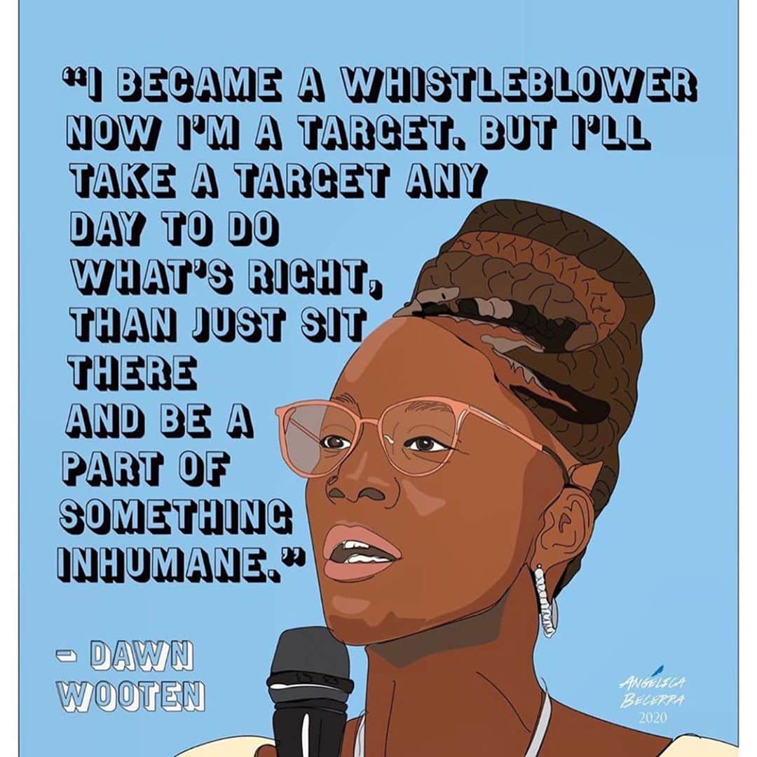 キャメロン・ラッセルのインスタグラム：「#ThankYouDawnWooten. Wooten is the nurse who reported the mass forced hysterectomies happening inside #ICE detention centers. We must #AbolishICE. We must #VOTE the genocidal elected “leadership” out of f*cking office. We must learn and teach the violent history of this country so we can heal and regenerate and not deepen or continue this painful legacy. We must learn and teach about who the real leaders are so we do not fall into despair and can see the powerful resistance and resilience and bravery and creativity that is also a history of people on this land. Visit @theslowfactory for a slide show on the history of mass hysterectomies and the targeting of Black & Brown women.  Art by @angelicaisaibecerra」