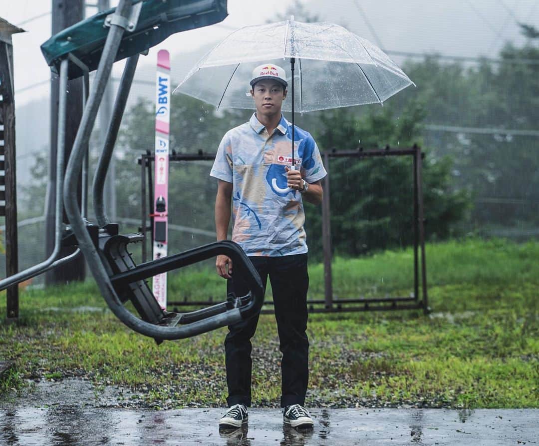 小林陵侑のインスタグラム：「☔️」