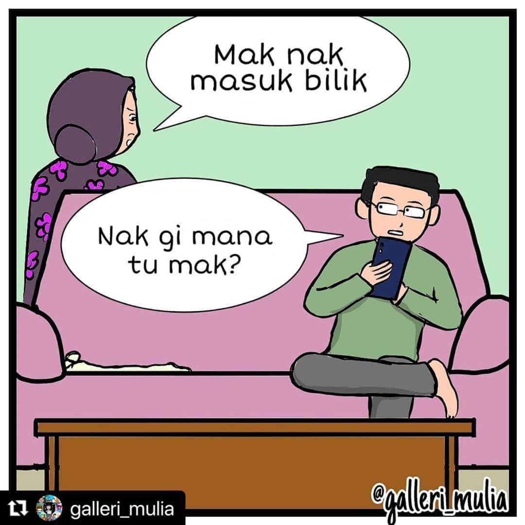 Koleksi Komik Malaysiaさんのインスタグラム写真 - (Koleksi Komik MalaysiaInstagram)「#Repost @galleri_mulia with @make_repost ・・・ Bahagiakan ibu bapamu mengikut kemampuanmu. Jangan tunggu kaya, jangan tunggu senang.. kerana ketika kaya dan senangmu datang .. belum tentu ibu bapa mu masih bernyawa.. . . Follow @galleri_mulia Follow @galleri_mulia Follow @galleri_mulia . #malaysia #kartunmalaysia #komikrakyat #komikmalaysia #edisikomikmalaysia #koleksikomikmalaysia #lawakkomik #art #trending #komiklawak #lawak #komik #comic #comedy #malaysiancomic #komikdakwah #komiksentap #komiktarbiah」9月17日 10時28分 - tokkmungg_exclusive