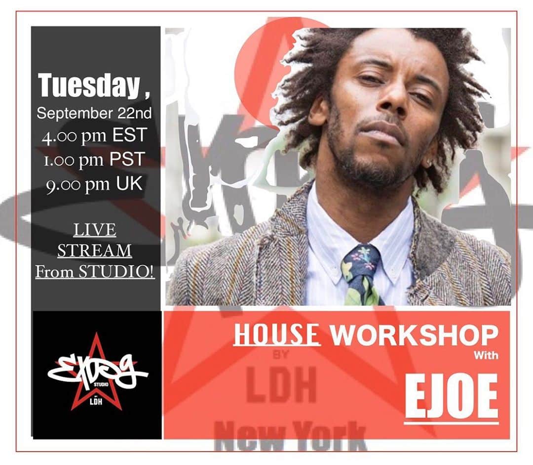 EXILE PROFESSIONAL GYMさんのインスタグラム写真 - (EXILE PROFESSIONAL GYMInstagram)「🔴🔴🔴SAVE THE DATE🔴🔴🔴 . The One and only , amazing,  your and our favorite @ejoewilson is BACK WITH House  WORKSHOP!!!!!😍😍😍😍😍😍😍😍😍😍😍😍😍 . When?  Tuesday, September 22nd straight  from EXPG NY STUDIO✨✨✨✨👏🏽👏🏽👏🏽👏🏽 .  . CANT WAIT to see you there ! 😍😍😍😍👏🏽👏🏽👏🏽👏🏽👏🏽👏🏽 . Swipe left to see 🔥🔥🔥🔥 Registration is open !!! . How to book🎟 ➡️Sign in through MindBody (as usual) ➡️15 minutes prior to class, we will email you the private link to log into Zoom, so be sure to check your email! ➡️Classes will start on time, so make sure you pre register, have good wifi and plenty of space to safely dance! . . Zoom Tips🔥 📱If you plan to use your phone, download the Zoom app for the best experience. 🤫Please use the “mute” button when you are not speaking to prevent feedback. 💃You do not have to join displaying your video or audio, but we do encourage it so teachers can offer personalized feedback and adjustments. . 🔥🔥🔥🔥🔥🔥🔥🔥🔥 . #expgny #onlineclasses #newyork #dancestudio #danceclasses #dancers #newyork #onlinedanceclasses」9月17日 10時40分 - expg_studio_nyc