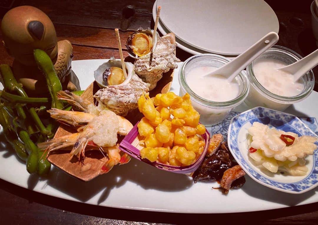 五箇公貴さんのインスタグラム写真 - (五箇公貴Instagram)「前菜からして大変美味しゅうございました。全部珍しい。」9月17日 12時01分 - kimitakagoka
