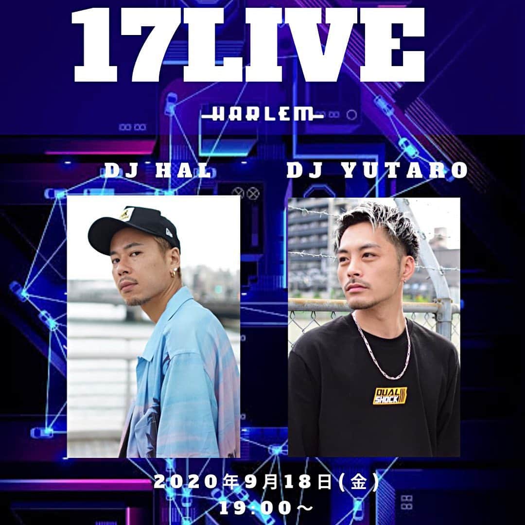 DJ HALのインスタグラム：「金曜日😇　無観客です😇」