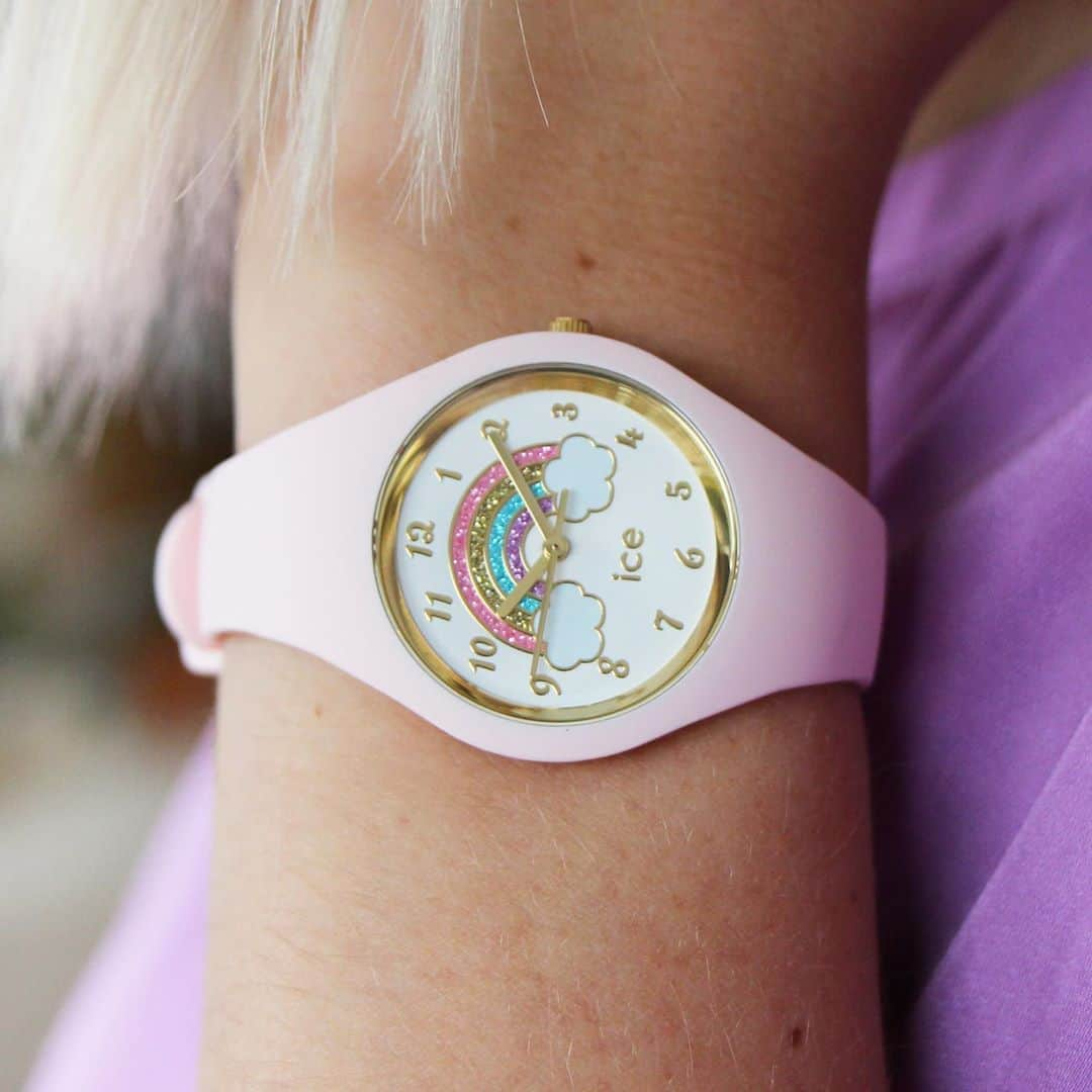 アイスウォッチさんのインスタグラム写真 - (アイスウォッチInstagram)「Be a rainbow in someone else’s cloud 🌈☁️✨ #icewatch #changeyoucan #icefantasia #rainbow #watch #cute #pastel #girly #fantasia #pink #sparkles #glitter」9月17日 13時46分 - icewatch