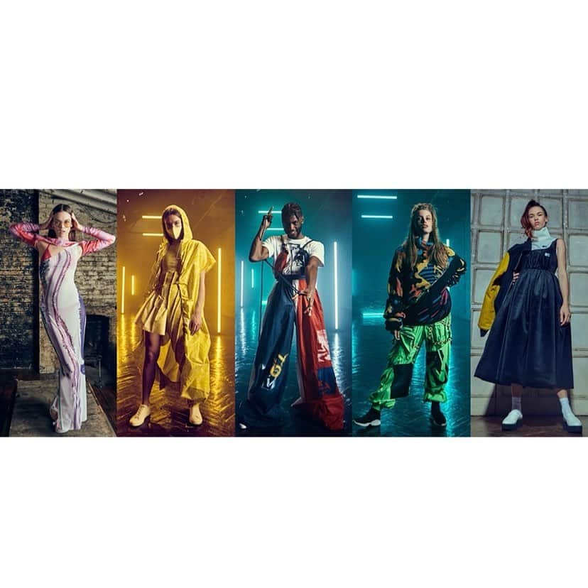ジェームスロングのインスタグラム：「Congratulations to the 5 Finalists!!! #MusicMeetsFashion #MTVbreaksdesigner #LFW  #LFWReset ©2020 Viacom International Inc. All Rights Reserved.  (」