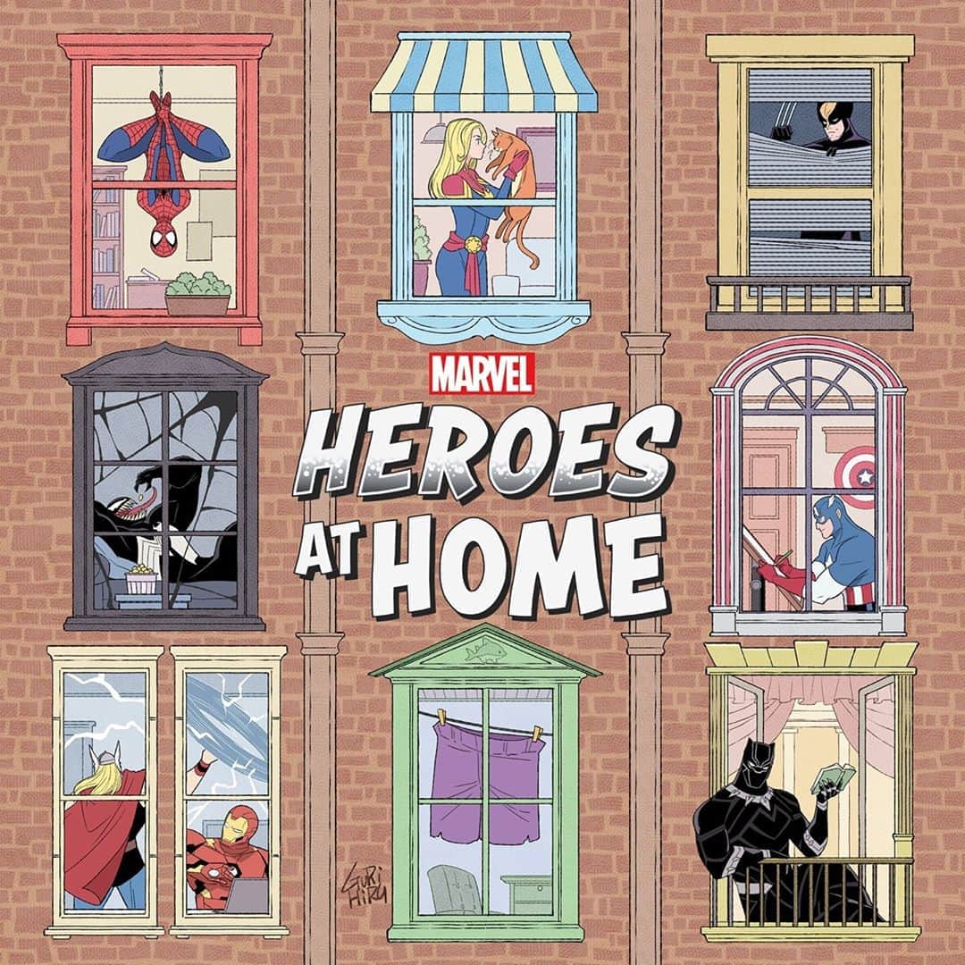 Marvel Entertainmentさんのインスタグラム写真 - (Marvel EntertainmentInstagram)「Marvel's "Heroes at Home" comics will be compiled in a complete collection this December! 🏠」9月18日 3時30分 - marvel