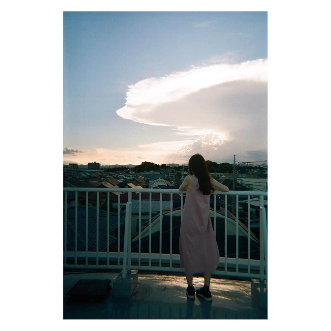 yamatoのインスタグラム：「「かなとこ雲」って言うらしい。」