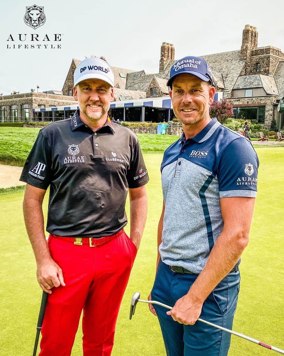 のインスタグラム：「@auraelifestyle reunion😎 MAJORly excited for this week at the @usopengolf !   Repost • Wishing our ambassadors @ianjamespoulter & @henrikstenson a successful @usopengolf week! 🍀 #teamauraelifestyle #pgatour」