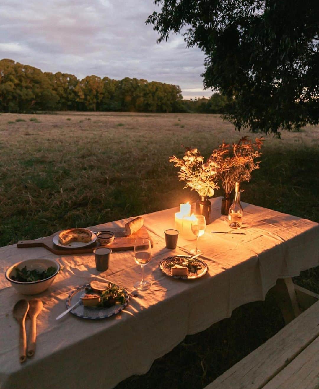 The Horseさんのインスタグラム写真 - (The HorseInstagram)「Dining at dusk in the Byron hills with @lukemcameron」9月17日 20時03分 - the_horse