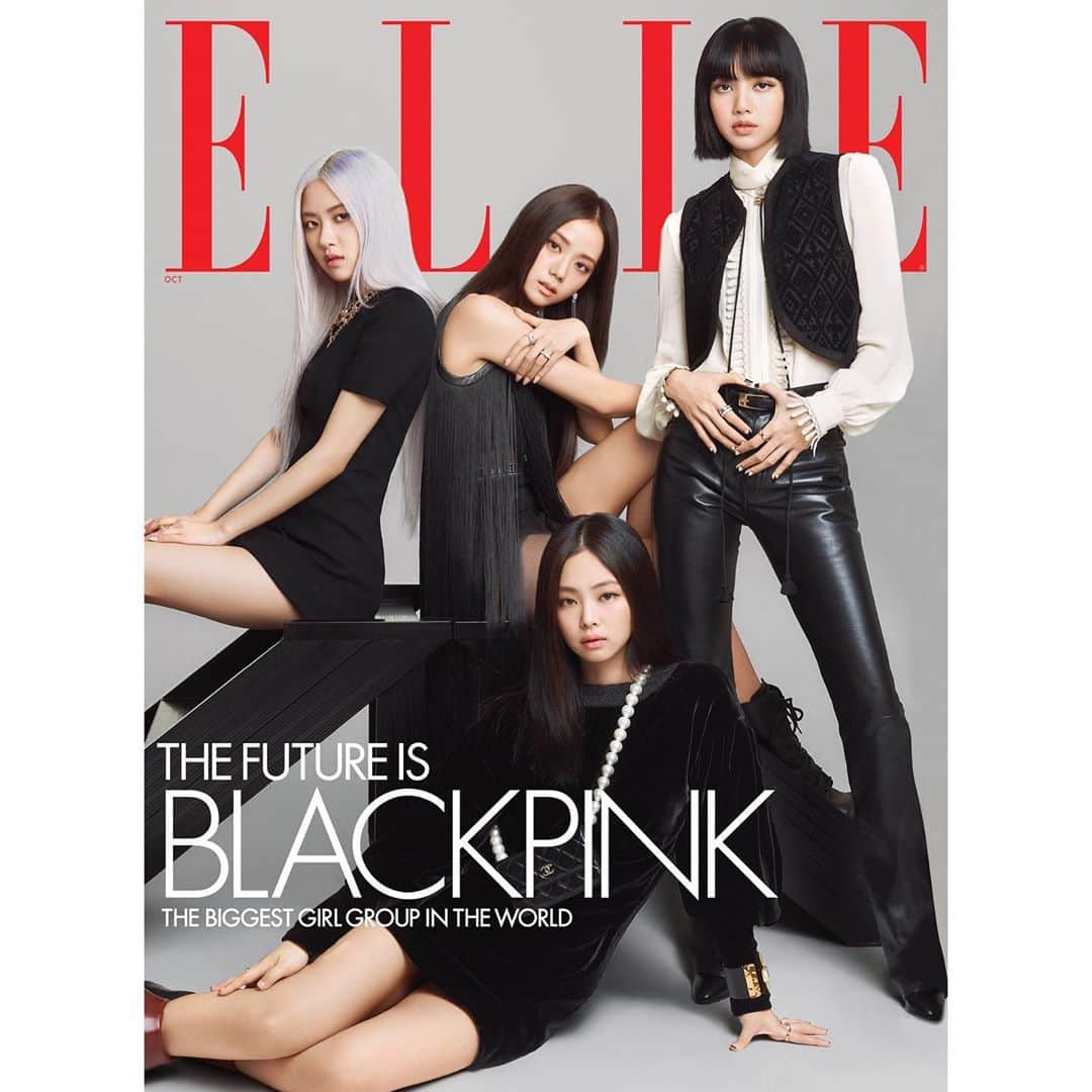 ジスさんのインスタグラム写真 - (ジスInstagram)「#광고 @elleusa @blackpinkofficial 🖤💗」9月17日 21時23分 - sooyaaa__