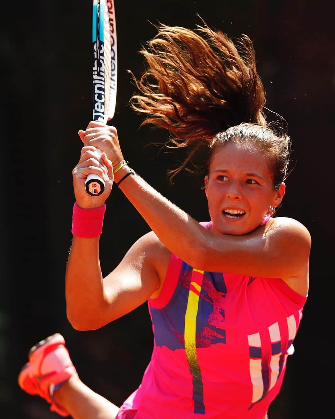 ダリア・カサトキナのインスタグラム：「🍝+🎾+🍨=Rome❤️ @internazionalibnlditalia my lucky @fcbarcelona always with me🔵🔴 #DD」